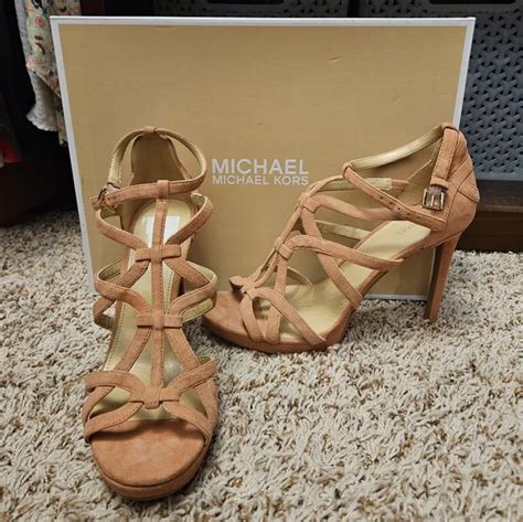 michael kors sandra champagne|NWT Michael Michael Kors Sandra Platform Sandal .